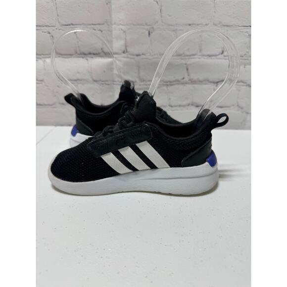 Boys Black Adidas Racer TR21 toddler athletic shoes size 8k - Picture 7 of 10